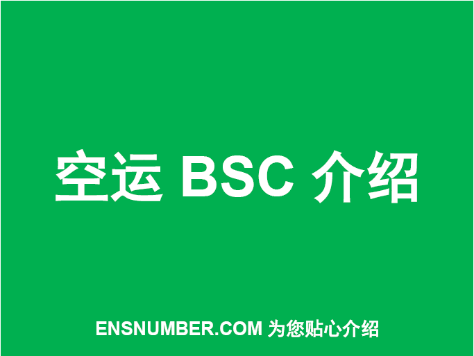 空运BSC介绍